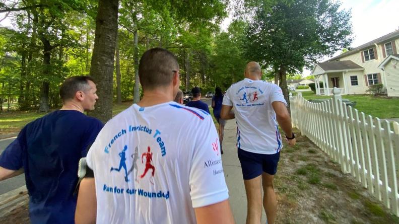 A Norfolk, les militaires français tiennent l'effort pour le bleuet de France