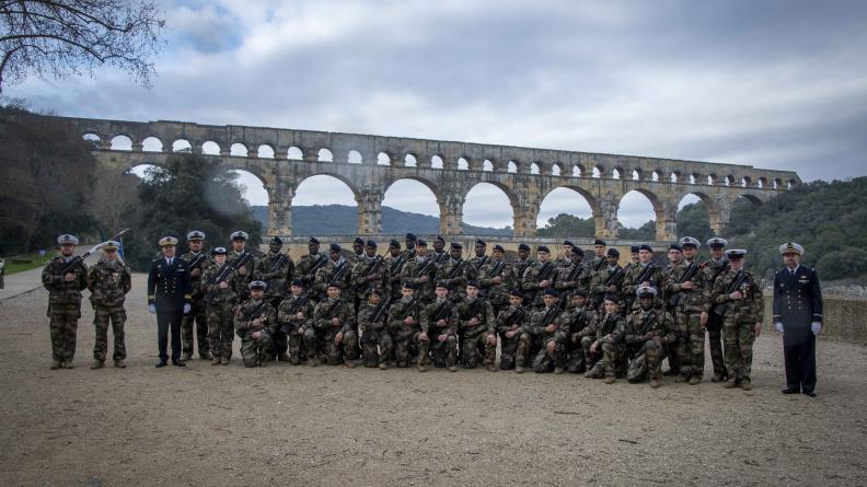 Baptême de promotion pour le 12e contingent du centre de formation initiale des militaires du rang (