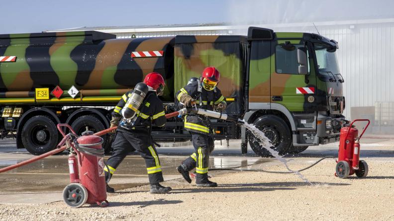 Exercice incendie Chammal