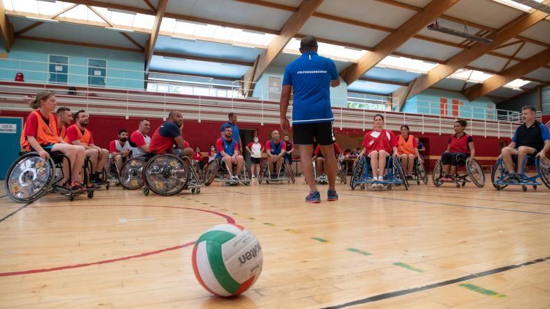 Team sport encourages the injured person to reason and act in union with their partners.
