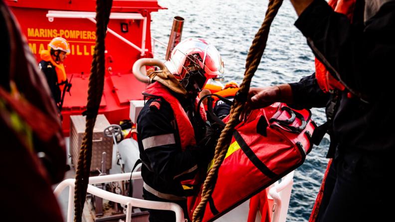 Protection maritime pour l'arrivée de la flamme et durant les JOP