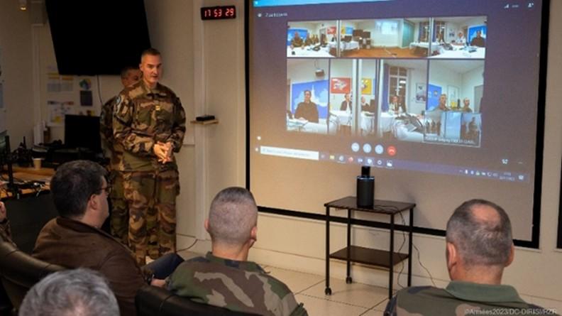 Présentation du module SORCIER au CEMA lors de l’exercice Coubertin 2023