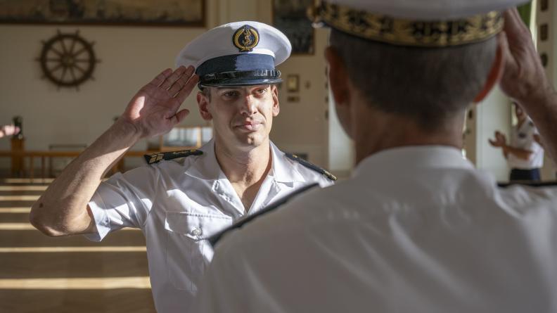 Fin de formation initiale à l'École de maistrance 