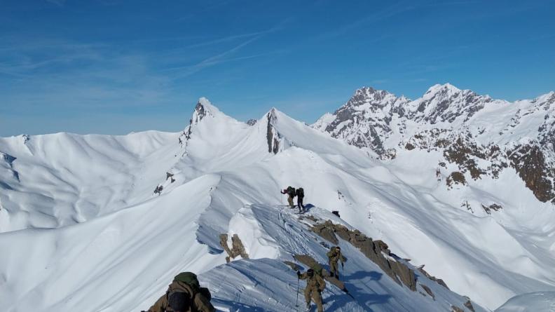 Préparation spécifique montagne pour les commandos Marine et le bataillon de fusiliers marins Détroy