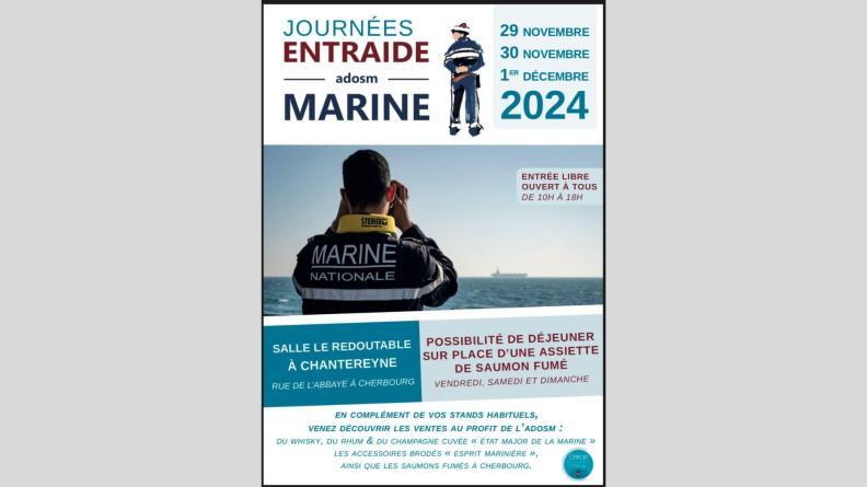 Affiche journées d'Entraide Marine Cherbourg Affiche journées d'Entraide Marine Cherbourg