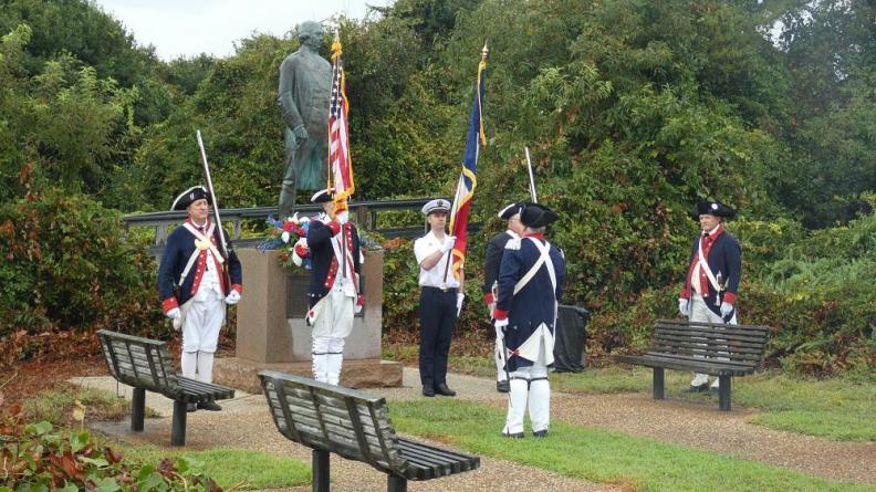 Les marins Français commémorent la bataille de la Chesapeake à Virginia Beach 