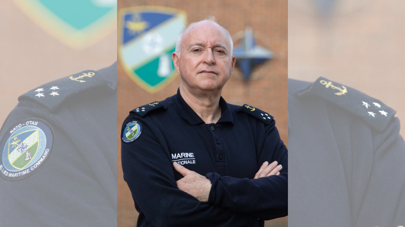 Le vice-amiral d'escadre Didier Maleterre