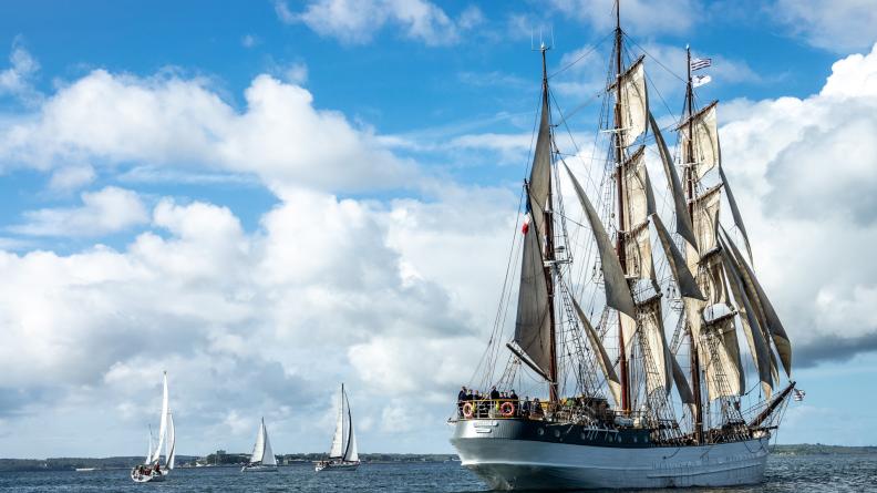 Une armada pour les stagiaires PMM en immersion à Brest
