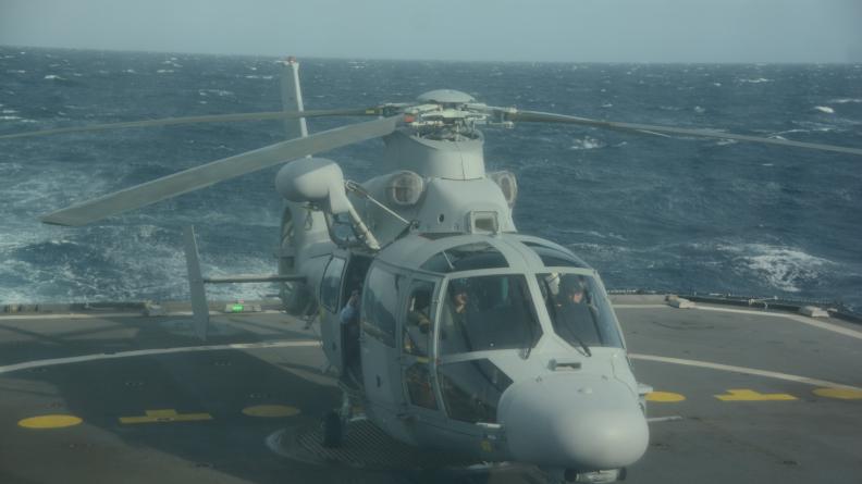 Hélicoptère Panther sur FREMM