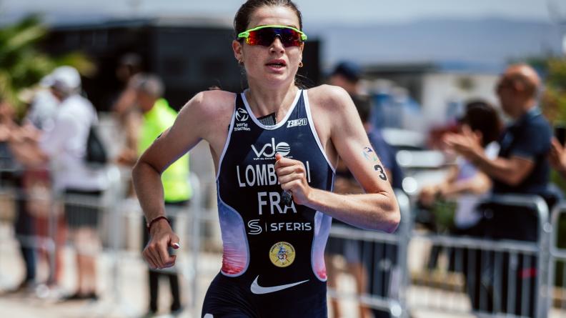 Matelot Emma Lombardi en triathlon