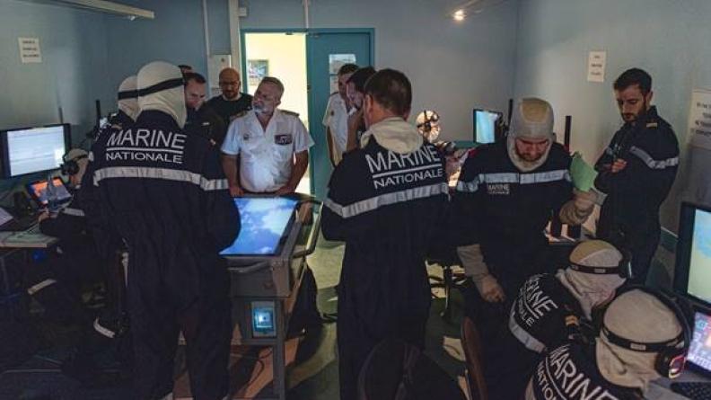 6 équipages de frégates de premier rang s’affrontent grâce à la simulation