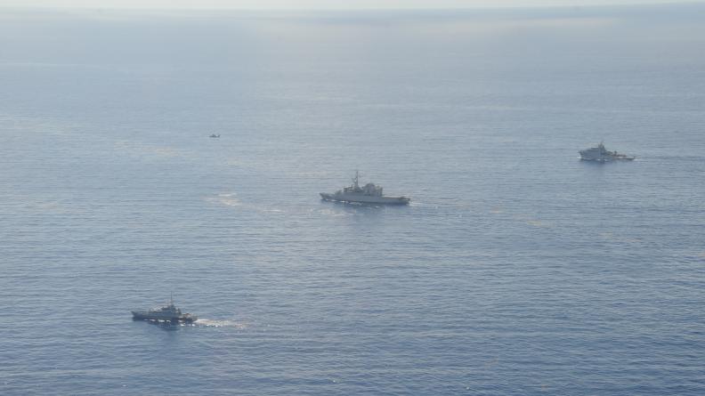 FAA : Entraînement mutuel pour les bâtiments de surface aux Antilles 