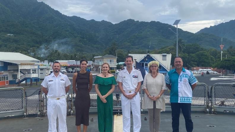  Mission Aquarius : le Prairial fait escale à Rarotonga 