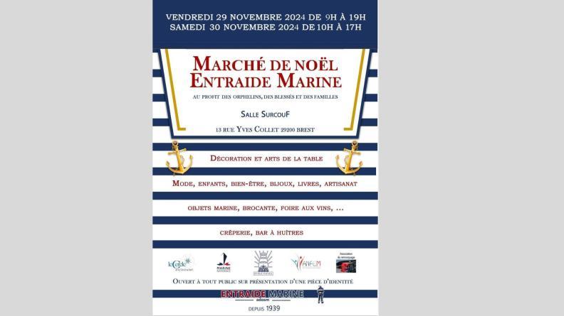 Affiche Journées Entraide Marine Brest Affiche Journées Entraide Marine Brest