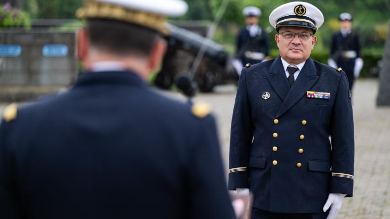 Le maître principal Fabrice quitte le bord après 39 ans de service