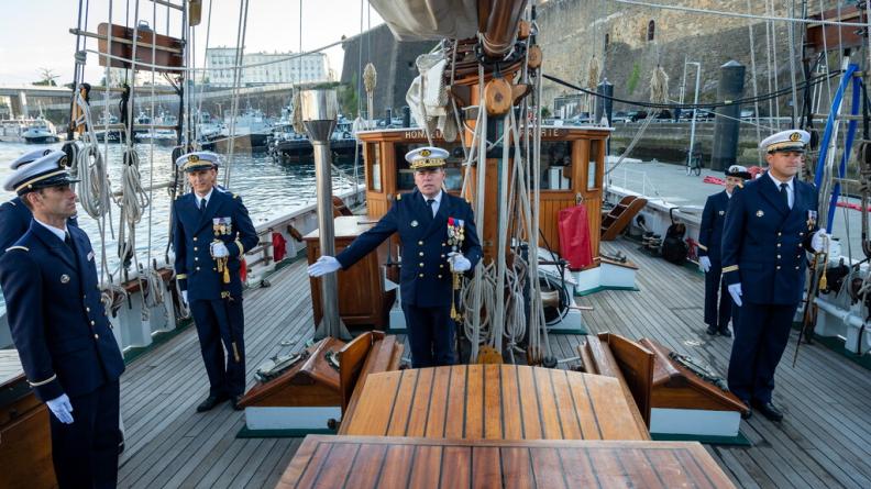 Prise de commandement goélette Etoile
