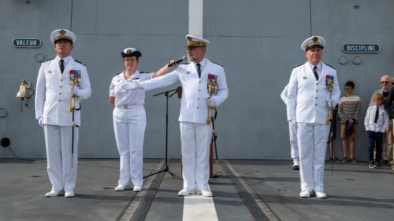 Prise de commandement FREMM DA Lorraine