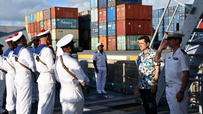 Arrivée de M Jeangène Vilmer - ambassadeur de France au Vanuatu
