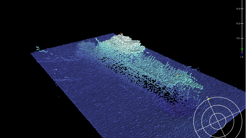 Découverte d'une épave lors de la mission hydrographique 24.2 du  Lapérouse ?