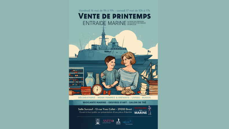 Ventes de printemps de l'Entraide Marine à Brest Ventes de printemps de l'Entraide Marine à Brest