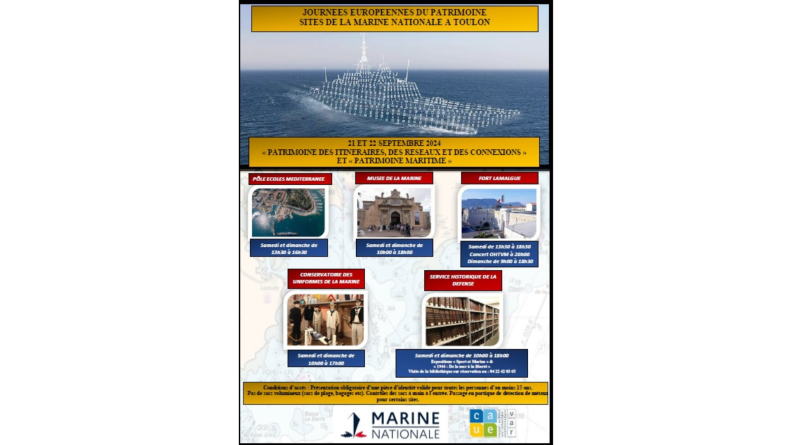 41ème journées européennes du patrimoine : le patrimoine maritime mis à l’honneur