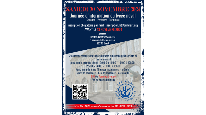 Journée d’information sur l’enseignement secondaire au Lycée naval