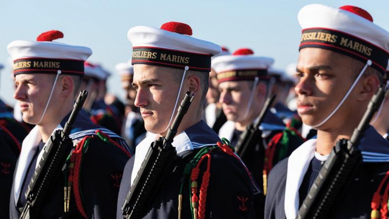 L’École des fusiliers marins, basée à Lorient.