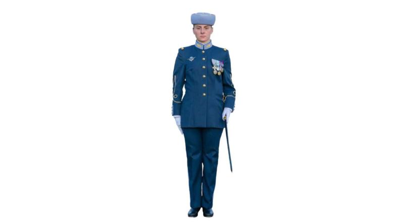 Uniforme de l'école militaire interarmes.