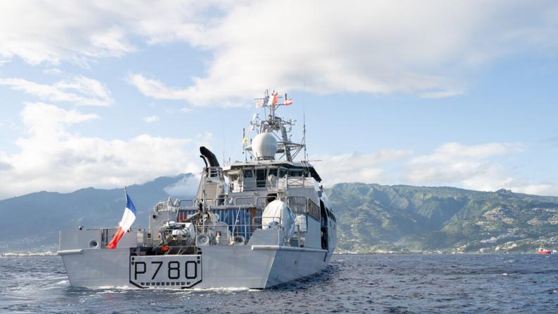 Le POM Teriieroo a Teriierooiterai arrive à son port base, Papeete, en mai 2024. 