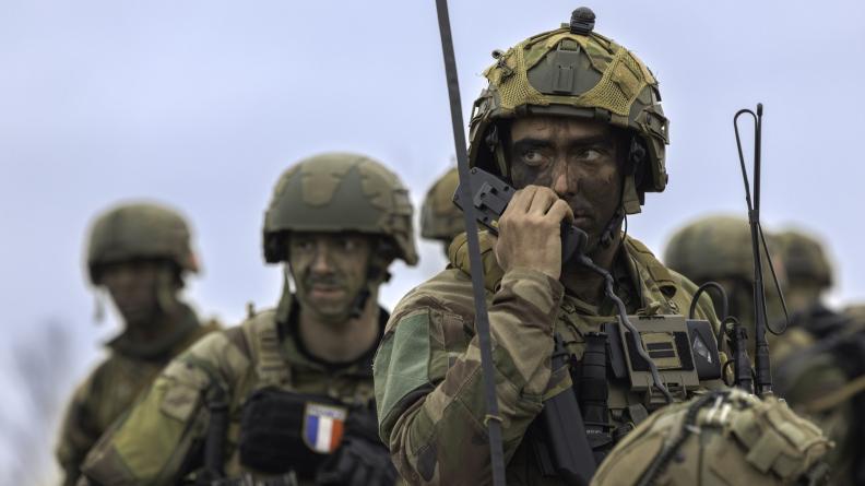 Lors de l’exercice de haute intensité Orion 23. 