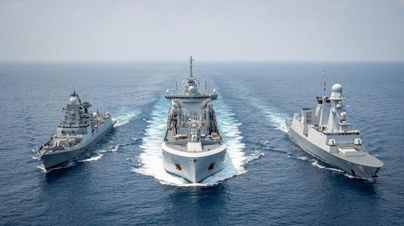 Lors de l’exercice Varuna, en mars 2025. 