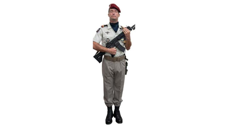 Uniforme du 2e régiment de parachutistes d’infanterie de marine