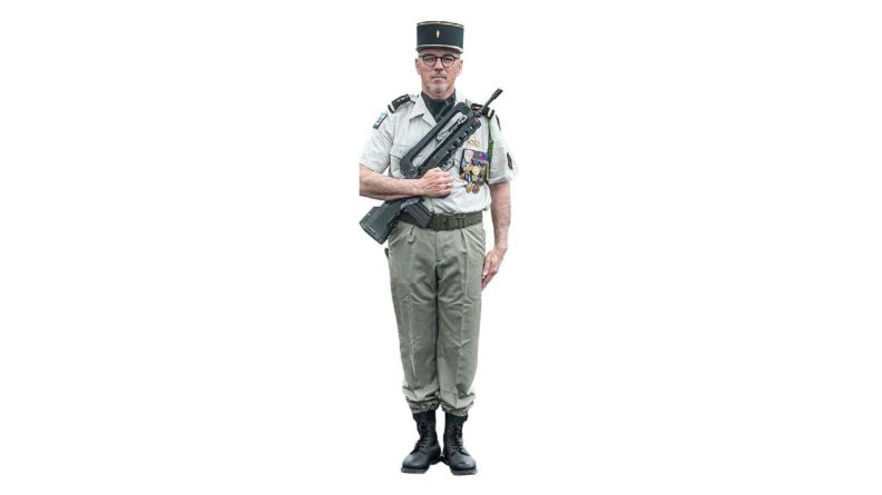 Uniforme de la 9e brigade d’infanterie de marine.