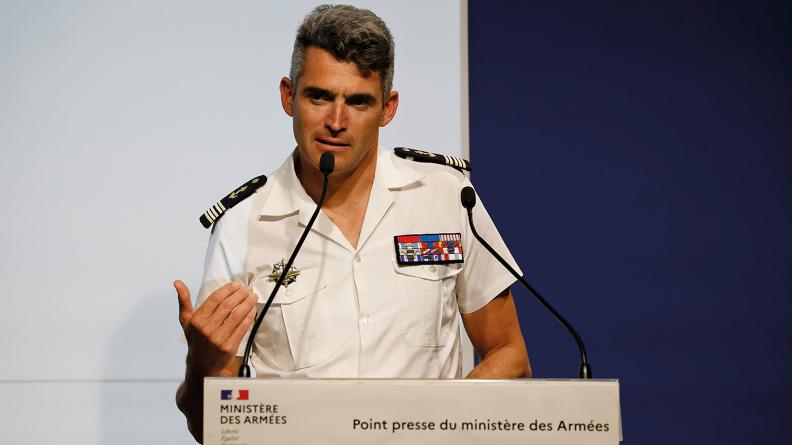 Capitaine de frégate Vincent Magnan, commandant le CIRA