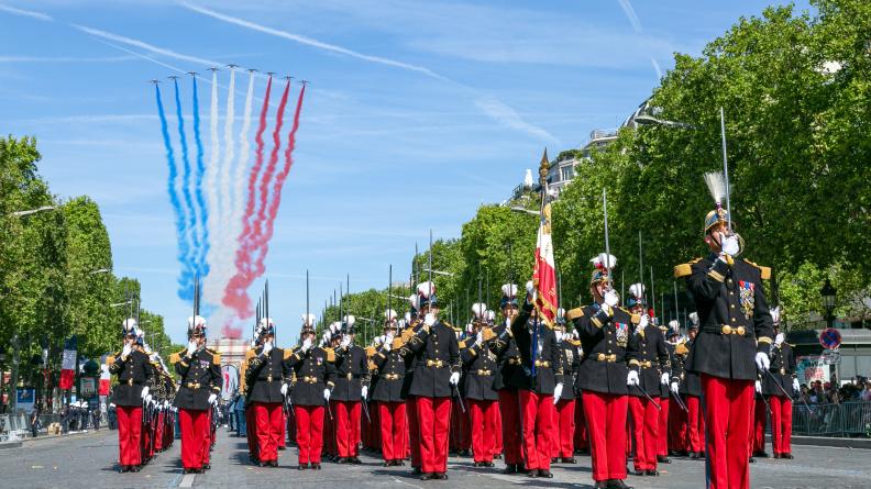 Défilé de l'École Spéciale Militaire en 2023