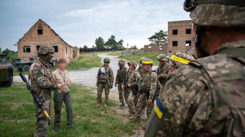 Militaires ukrainiens formés par la France