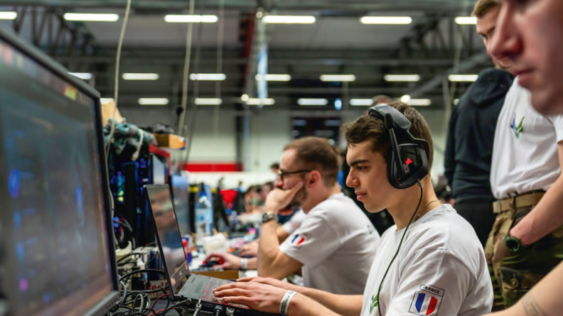 L’équipe esport Arkhè à la Gamers Assembly