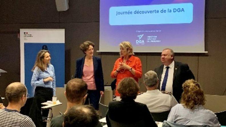 Présentation de la DGA avec Emmanuel Chiva, DGA, et Olivia Penichou, DICOD