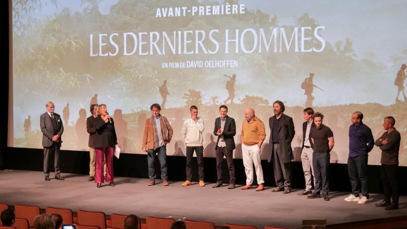 Discussion avec l'équipe du film.