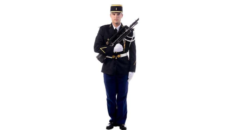 Uniforme de l'école de Gendarmerie de Montluçon