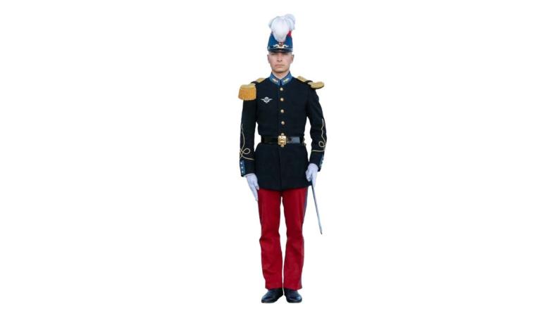 Uniforme de l’école spéciale militaire de Saint-Cyr.