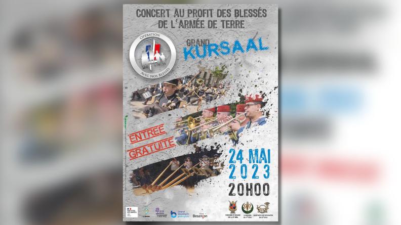 Concert de musiques militaires à Besançon