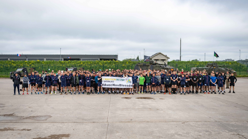 Les participants au Marathon sont rassemblés
