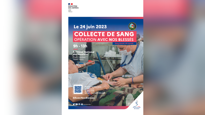Affiche du don du sang