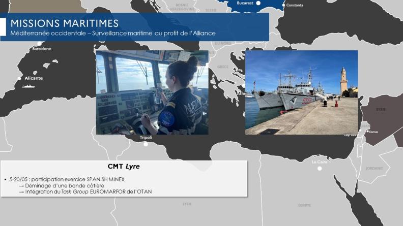 Méditerranée occidentale – Surveillance maritime au profit de l’Alliance