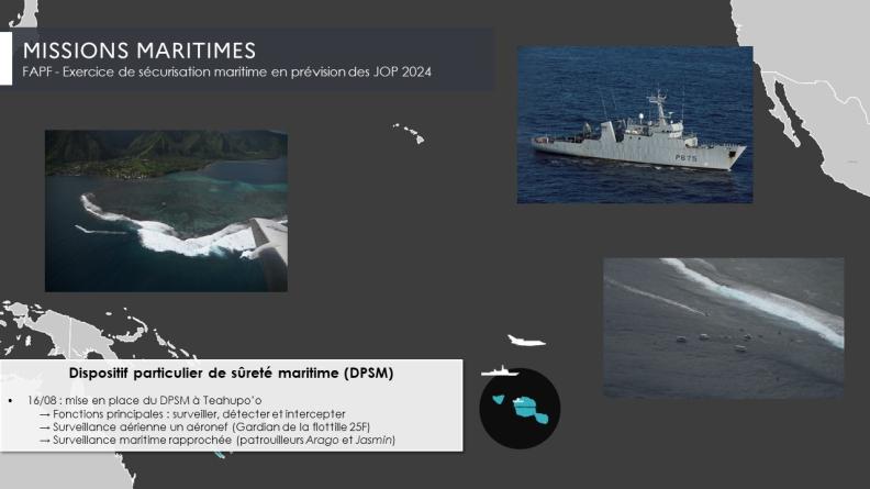 FAPF – Exercice de sécurisation maritime en prévision des JOP 2024 