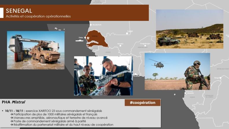 Point de situation des opérations du jeudi 16 au mercredi 22 novembre 2023 