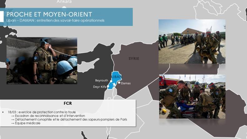 Liban - DAMAN : entretien des savoir-faire opérationnels 