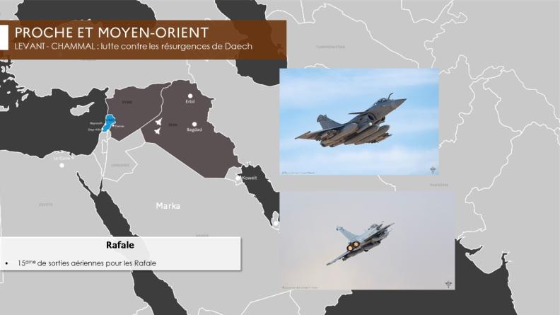 LEVANT - CHAMMAL : lutte contre les résurgences de Daech