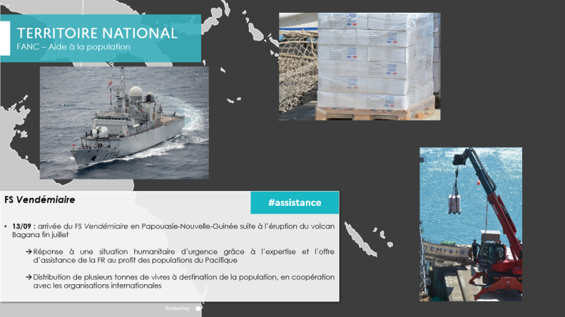 Point de situation des opérations du jeudi 7 septembre au mercredi 13 septembre 2023
